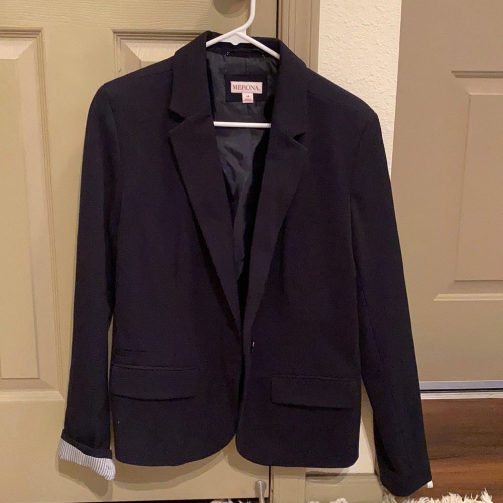 Merona Navy Blue Blazer